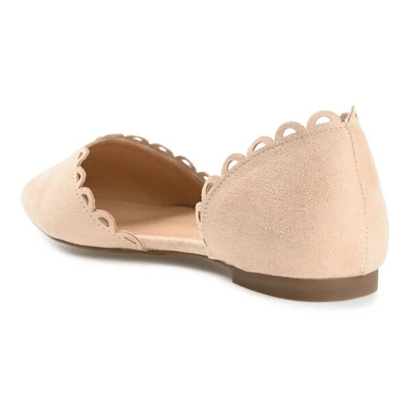 Journee Womens Jezlin Slip On Almond Toe Ballet Flats Nude - Picture 7 of 7